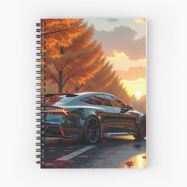 Item preview, Luxury car motif in autumn – digital anime art  designed and sold by Salimgor Hangaround Music.