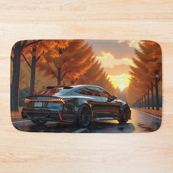 Item preview, Luxury car motif in autumn – digital anime art  designed and sold by Salimgor Hangaround Music.