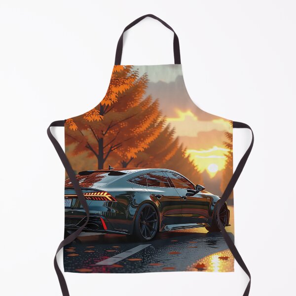 Item preview, Luxury car motif in autumn – digital anime art  designed and sold by Salimgor Hangaround Music.