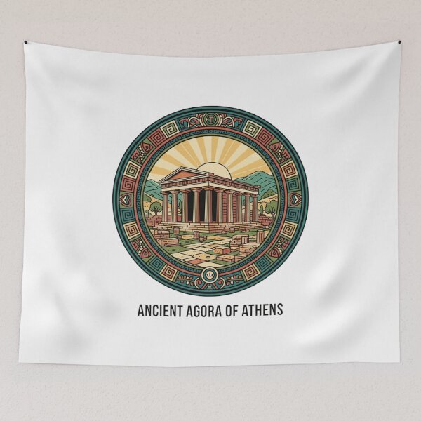 Item preview, ANCIENT AGORA OF ATHENS designed and sold by likbatonboot.