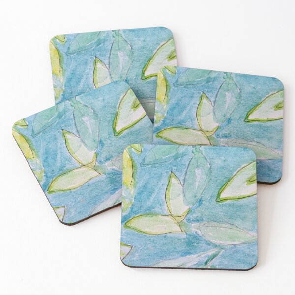 Item preview, Watercolor Leaves on Water designed and sold by CaliGirlTreasur.