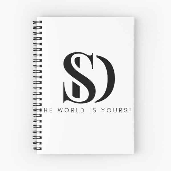 Item preview, SD Monogram The World is Yours! - Bold & Motivational Typography designed and sold by GenZFashion000.