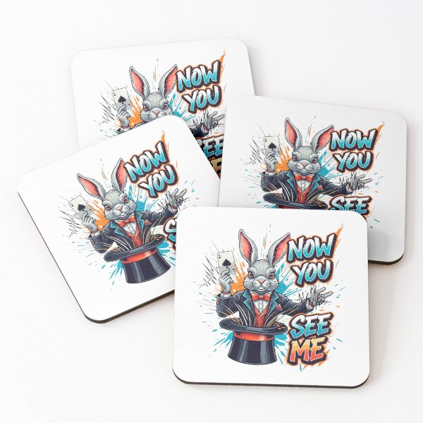 Item preview, Magician Rabbit Magic Trick 'Now You See Me' Design designed and sold by SholoStudio.