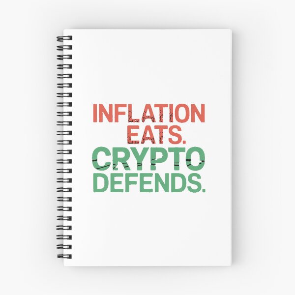 Item preview, Inflation Eats. Crypto Defends. designed and sold by Aisle82.