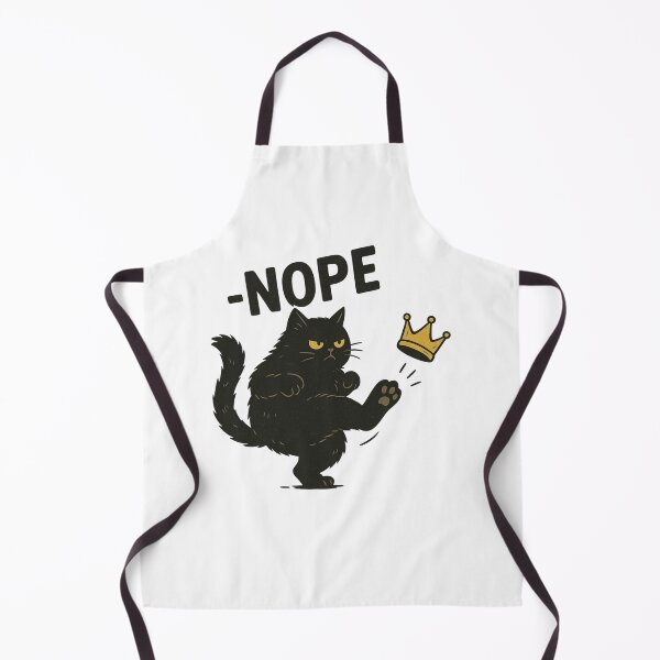 Item preview, No Kings in America Black Cat  No Kings , Funny Political Meme designed and sold by MarlinConroy.