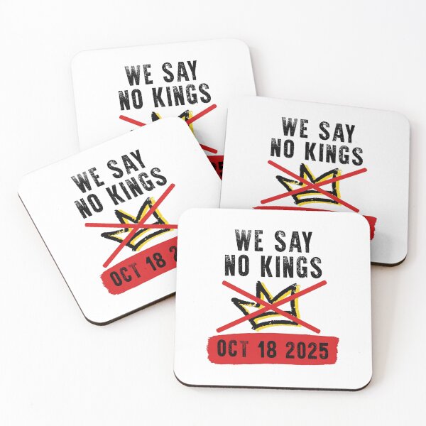 Item preview, WE Say No Kings October 18 2025 Anti Authoritarian Protest No Kings In America designed and sold by MarlinConroy.