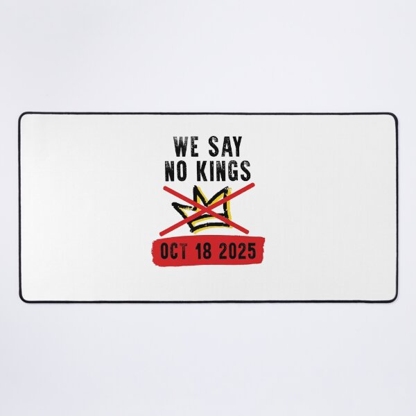 Item preview, WE Say No Kings October 18 2025 Anti Authoritarian Protest No Kings In America designed and sold by MarlinConroy.
