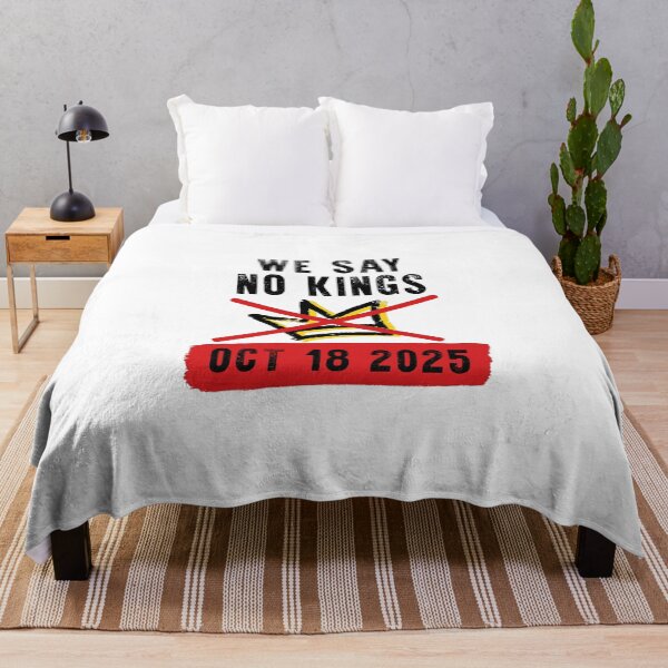 Item preview, WE Say No Kings October 18 2025 Anti Authoritarian Protest No Kings In America designed and sold by MarlinConroy.