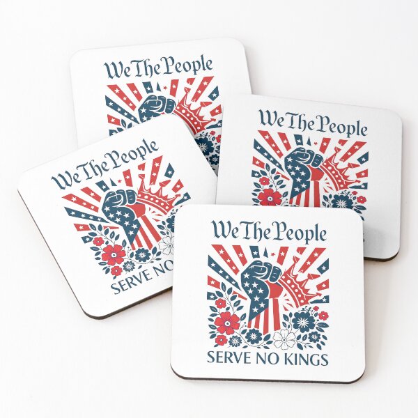 Item preview, We The People Serve No Kings Stars Stripes America Patriotic designed and sold by MarlinConroy.