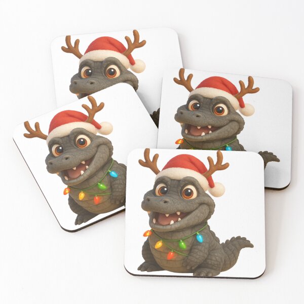 Item preview, Christmas American Alligator designed and sold by Sillytoe.