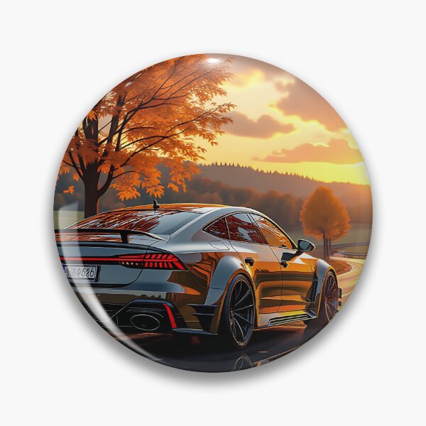 Item preview, Luxury car motif in autumn – digital anime art  designed and sold by Salimgor Hangaround Music.