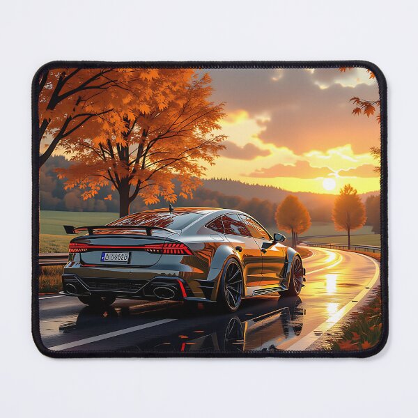 Item preview, Luxury car motif in autumn – digital anime art  designed and sold by Salimgor Hangaround Music.