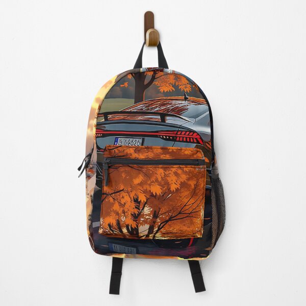 Item preview, Luxury car motif in autumn – digital anime art designed and sold by Salimgor Hangaround Music.
