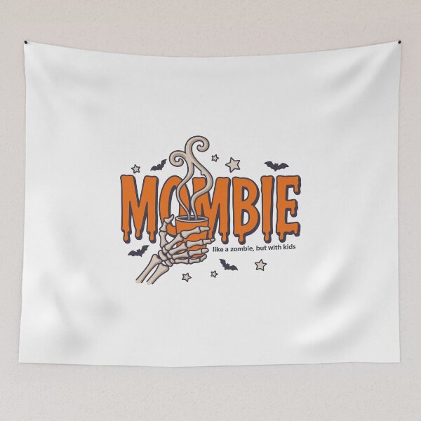 Item preview, Mombie Skeleton Hand Coffee Dripping Font Graphic designed and sold by brandingpro.