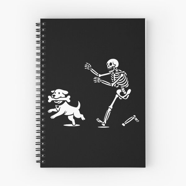 Item preview, Skeleton Chasing Dog with Stolen Bone designed and sold by brexastore.