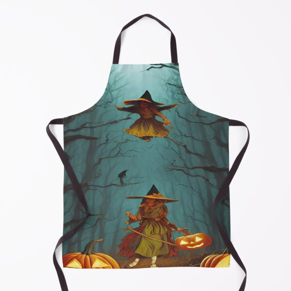 Item preview, Halloween witch and pumpkins. designed and sold by DaliaSabryTee.