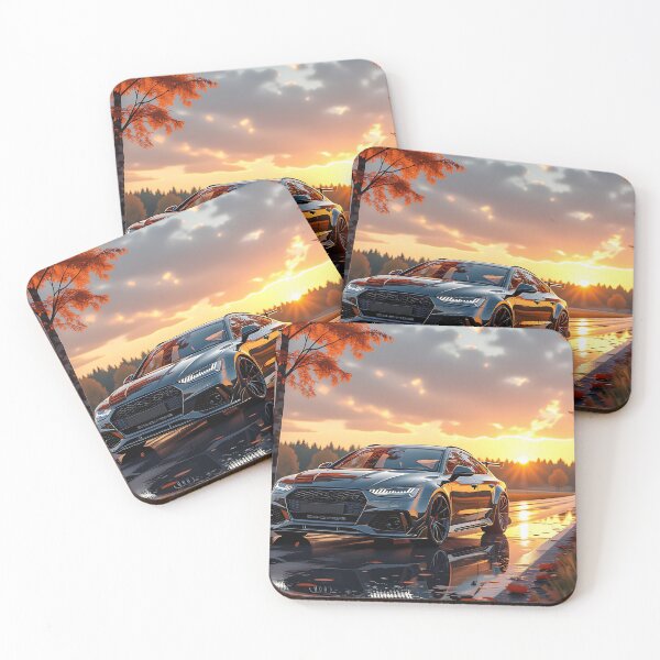 Item preview, Luxury sports car in autumn – anime art style designed and sold by Salimgor Hangaround Music.