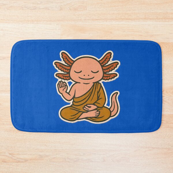 Item preview, Cute Zen Animal Meditation Buddha Art: Axolotl designed and sold by PinUpPizzazz.