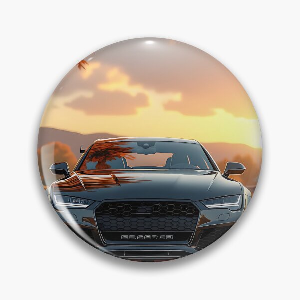 Item preview, Luxury sports car in autumn – Anime art style – front view designed and sold by Salimgor Hangaround Music.
