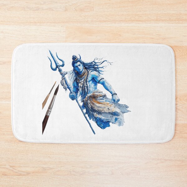 Item preview, Watercolor Style Lord Shiva designed and sold by NAIRVANA.