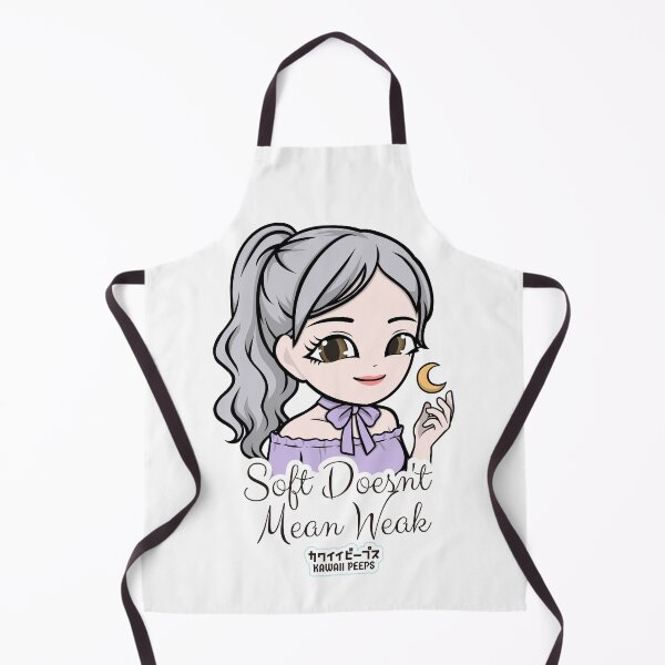 Item preview, Peaceful Kawaii "Soft Doesn't Mean Weak" Design – Soft Girl Aesthetic & Inner Strength Art designed and sold by P-L-Sardines.