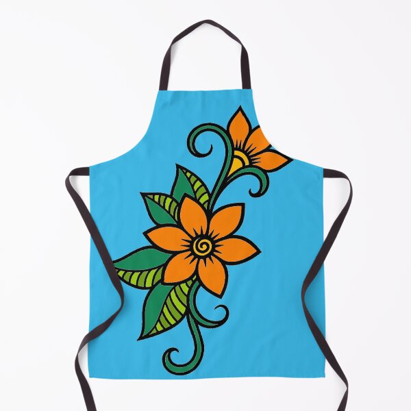Item preview, Orange Flower Vine Art designed and sold by Harshit_Digital_Arts.