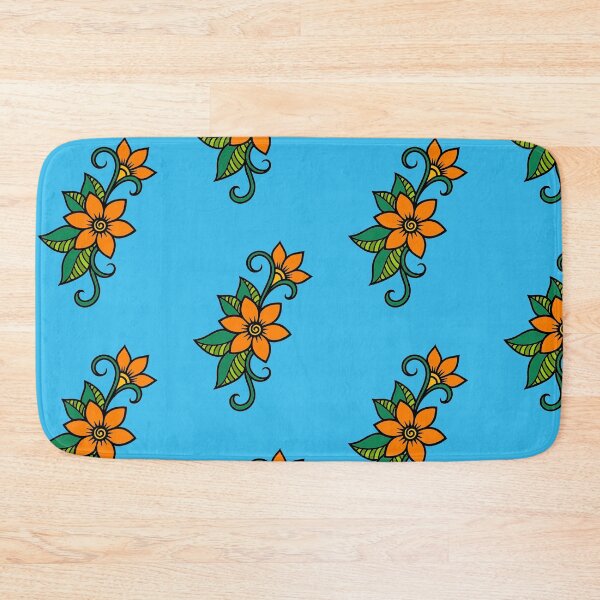 Item preview, Orange Flower Vine Art designed and sold by Harshit_Digital_Arts.