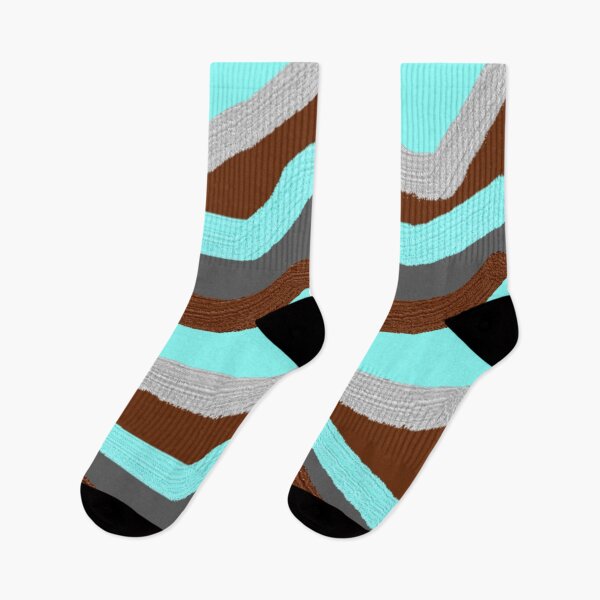 Item preview, Oil Painting Brush Strokes – Turquoise, Brown, and Grey Abstract Art Design designed and sold by Cultradesign.