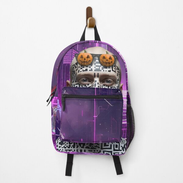 Item preview, QR Phantom - Neon Laser Halloween designed and sold by DadimLovesPunky.