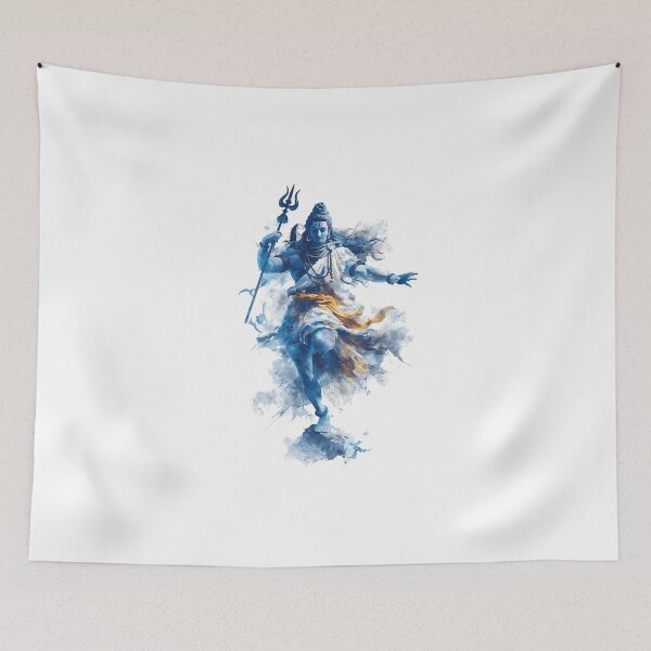 Item preview, Watercolor Style Lord Shiva designed and sold by NAIRVANA.