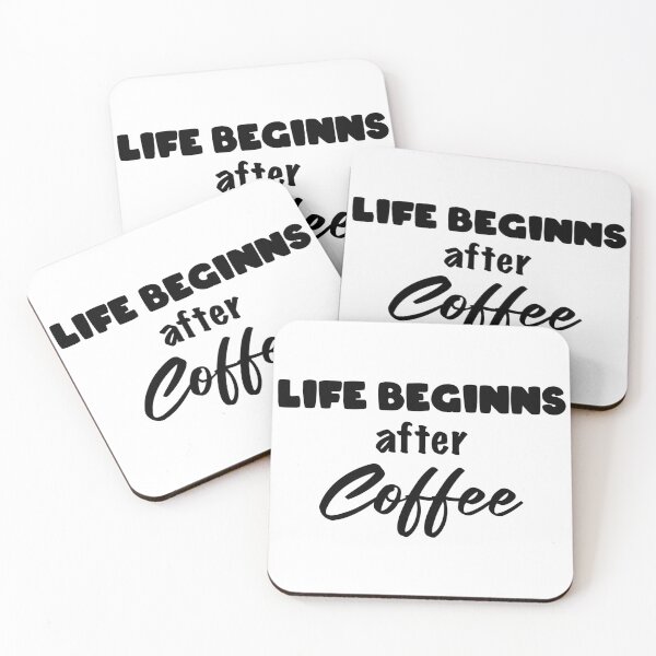 Item preview, Life begins after Coffee designed and sold by Jendrik1507.
