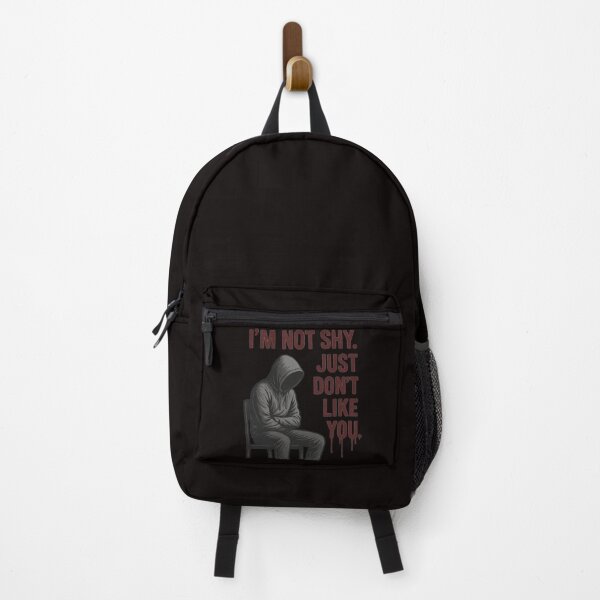 Item preview, I’M NOT SHY – hooded figure, dark introvert sarcasm designed and sold by Tadeusz1.
