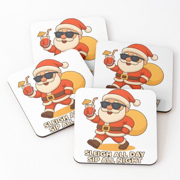 Item preview, Funny Santa with Cocktail designed and sold by Anna Koneva.