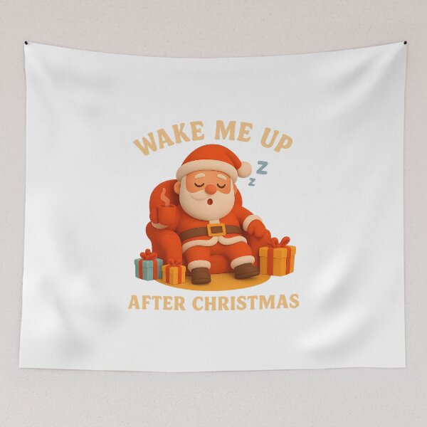 Item preview, Funny Sleeping Santa designed and sold by Anna Koneva.