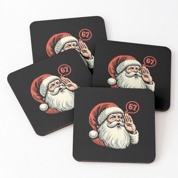 Item preview, 67 Christmas Funny Six Seven Meme Brainrot Santa Claus designed and sold by WayTBeenkenArt.