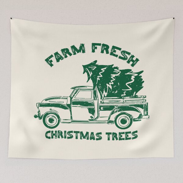 Item preview, Farm Fresh Christmas Trees Vintage designed and sold by MaiZephyr.