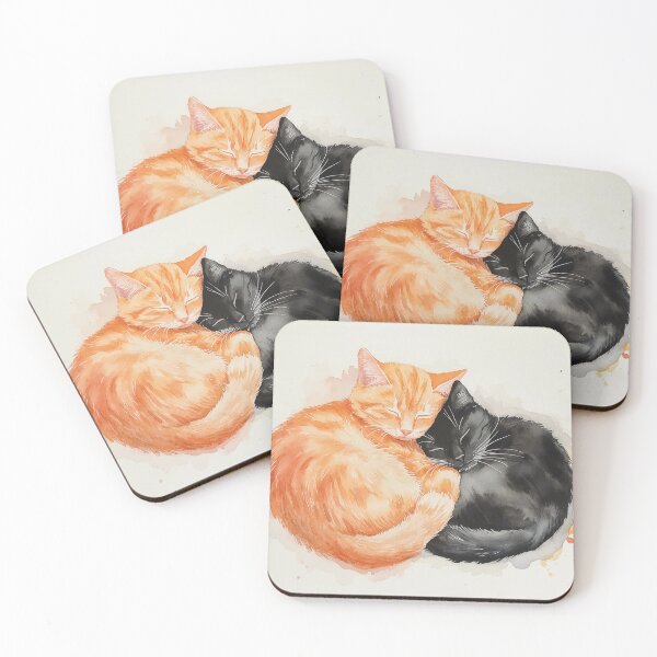 Item preview, Two Cats Sleeping Peacefully designed and sold by laurashawart.
