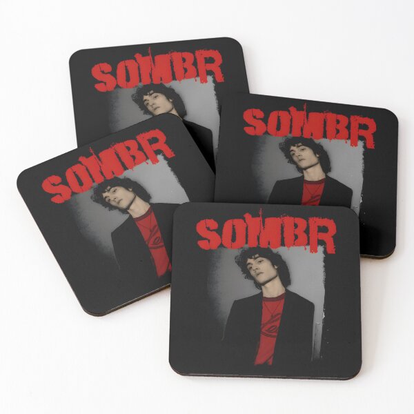 Item preview, SOMBR Red Grunge Poster | Indie Alternative Rock Aesthetic Artwork designed and sold by solonwmith6.