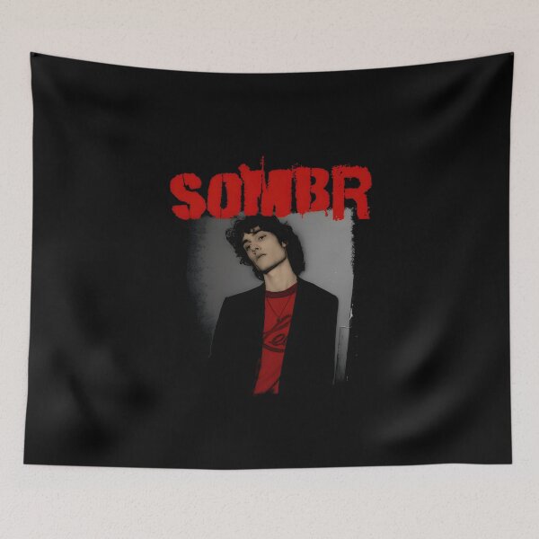 Item preview, SOMBR Red Grunge Poster | Indie Alternative Rock Aesthetic Artwork designed and sold by solonwmith6.