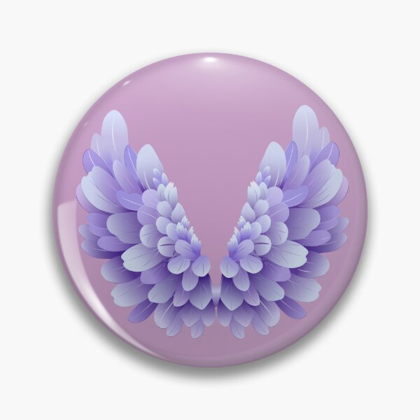 Item preview, Violet Gradient Angel Wings Illustration designed and sold by Anastasiia Yurevych.