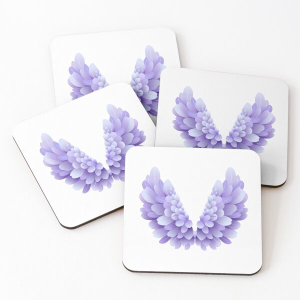 Item preview, Violet Gradient Angel Wings Illustration designed and sold by Anastasiia Yurevych.