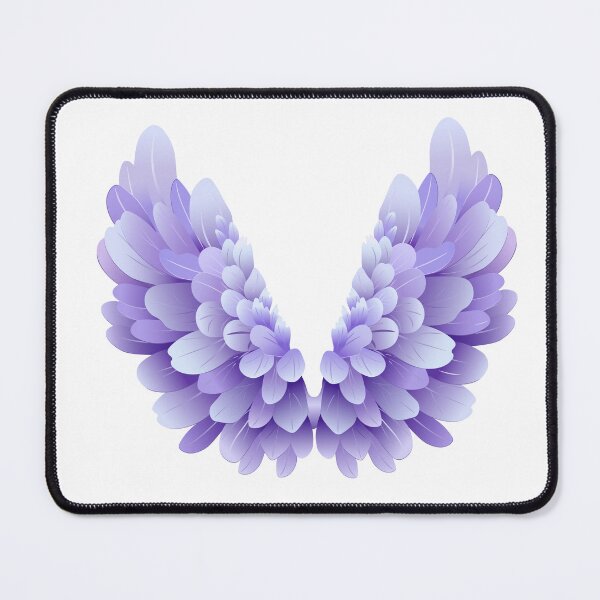 Item preview, Violet Gradient Angel Wings Illustration designed and sold by Anastasiia Yurevych.