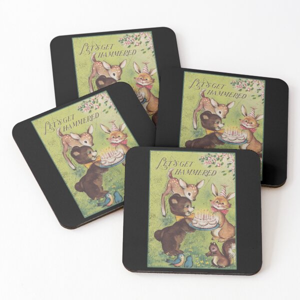 Item preview, Let’s Get Hammered – Funny Vintage Cute Animal designed and sold by RkFA8y5PQ51.