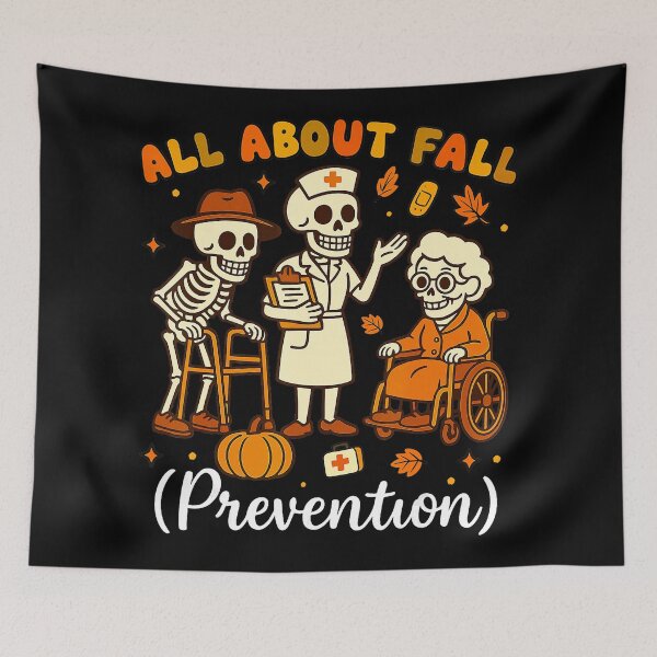 Item preview, All About Fall Prevention Halloween Nurse Physical Therapy  designed and sold by JEFDodsonArt.