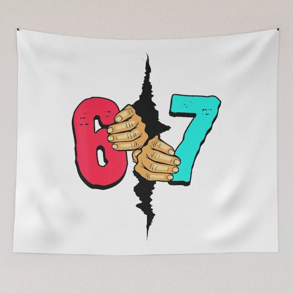 Item preview, 67 Meme Funny Six Seven Gen Alpha Slang Xmas 6 7 Halloween  designed and sold by WayTBeenkenArt.
