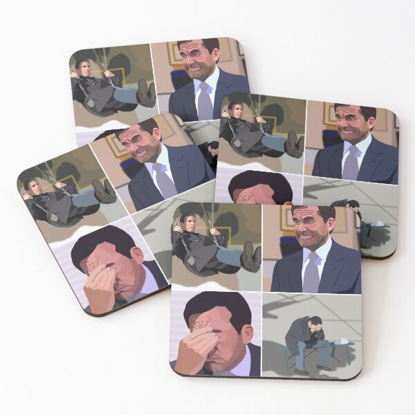 Artikelvorschau, Lustige Illustration aus „The Office“ – Michael Scott – Steve Carell entworfen und verkauft von The Home Of Pink Peach.
