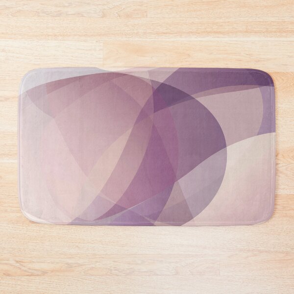 Item preview, Abstract Soft Mauve & Lilac Overlap - Minimalist Gradient Curves  designed and sold by SaadArtCo.