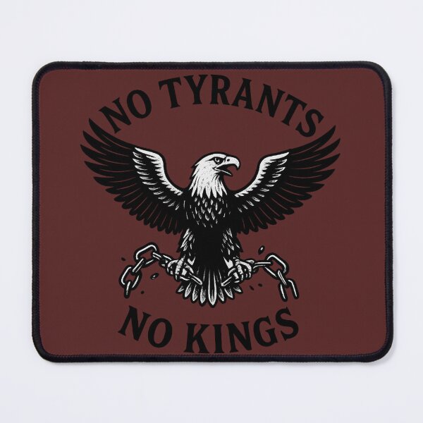 Item preview, No Tyrants No Kings – Freedom Eagle Art | Symbol of Freedom and Rebellion designed and sold by FrameFlow.