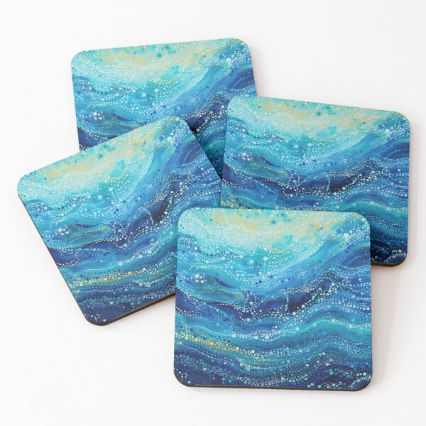 Item preview, Aboriginal Inspired Dot Art - Summer Ocean designed and sold by GrinGalore.