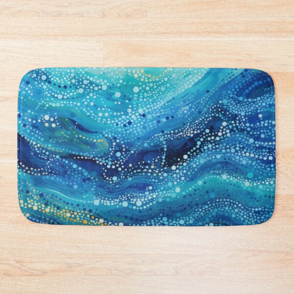 Item preview, Arte de puntos de inspiración aborigen - Océano de verano designed and sold by GrinGalore.